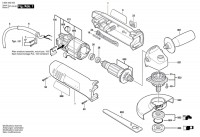 Bosch 0 603 402 803 Pws 7-115 Angle Grinder 230 V / Eu Spare Parts